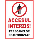 Accesul interzis persoanelor neautorizate